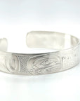 Bracelet - Sterling Silver - 1/2" - Orca & Bear