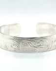 Bracelet - Sterling Silver - 1/2" - Salmon & Bear