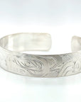 Bracelet - Sterling Silver - 1/2" - Salmon & Bear