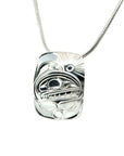 Pendant - Sterling Silver - Rectangle - Orca