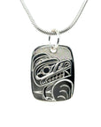 Pendant - Sterling Silver - Rectangle - Bear