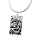 Pendant - Sterling Silver - Rectangle - Eagle