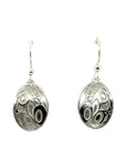 Earrings - Sterling Silver - Drop - Oval - Wolf - Mini - 19mm