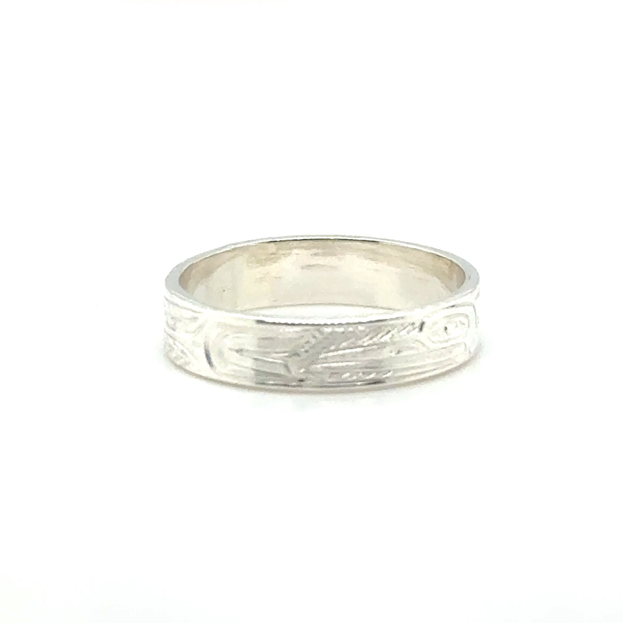 Ring - Sterling Silver - 3/16" - Hummingbird - Size 9