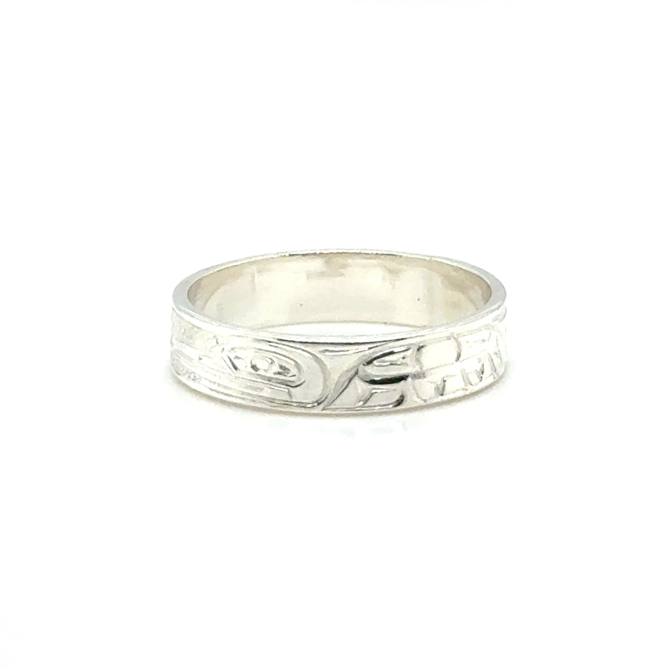 Ring - Sterling Silver - 3/16" - Hummingbird - Size 8