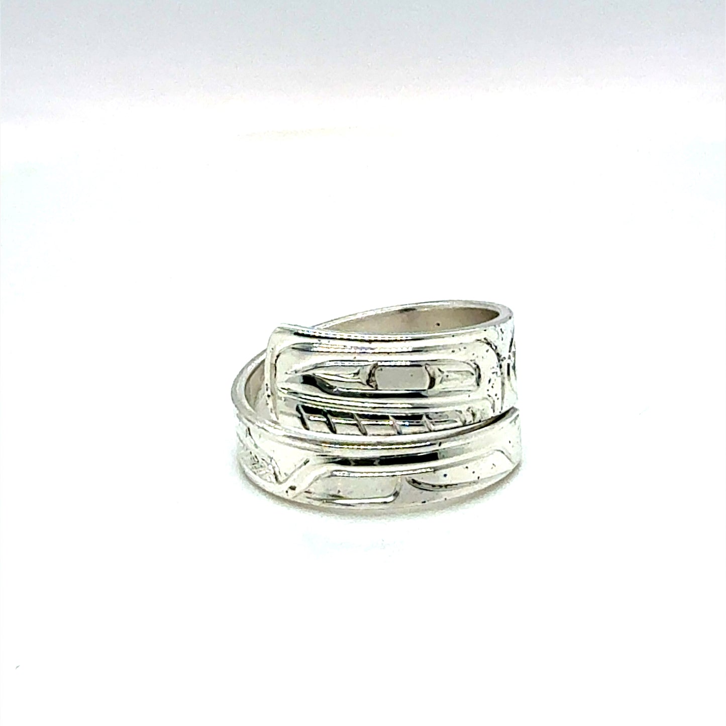 Ring - Sterling Silver - Wrap - Orca - Size 5.5