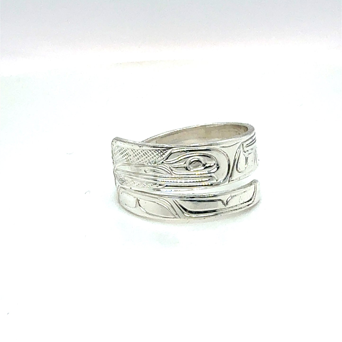 Ring - Sterling Silver - Wrap - Hummingbird - Size 8
