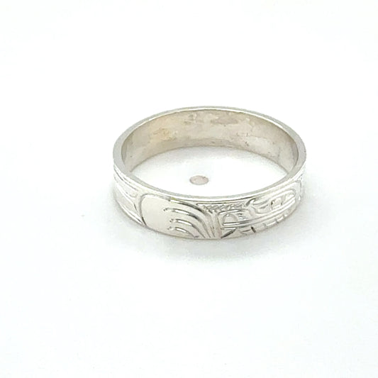 Ring - Sterling Silver - 3/16" - Bear