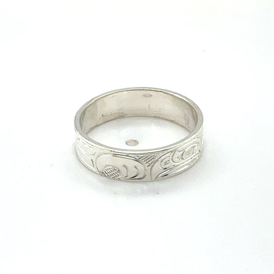 Ring - Sterling Silver - 3/16" - Raven