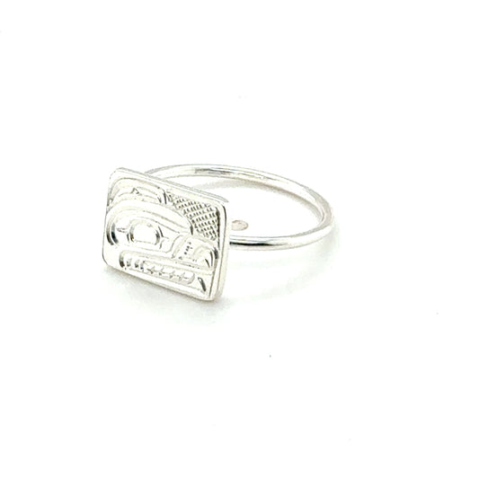 Ring - Sterling Silver - Wire - Bear