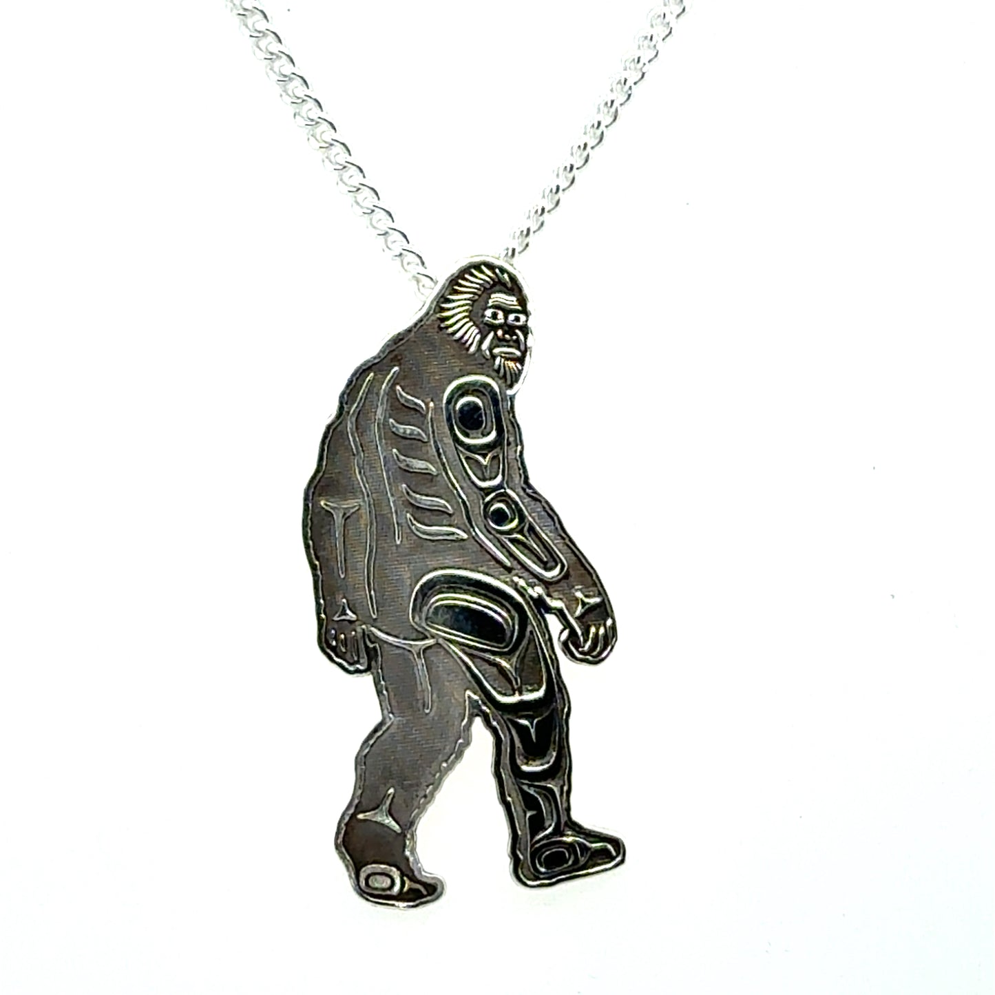 Pendant - Silver - Sasquatch