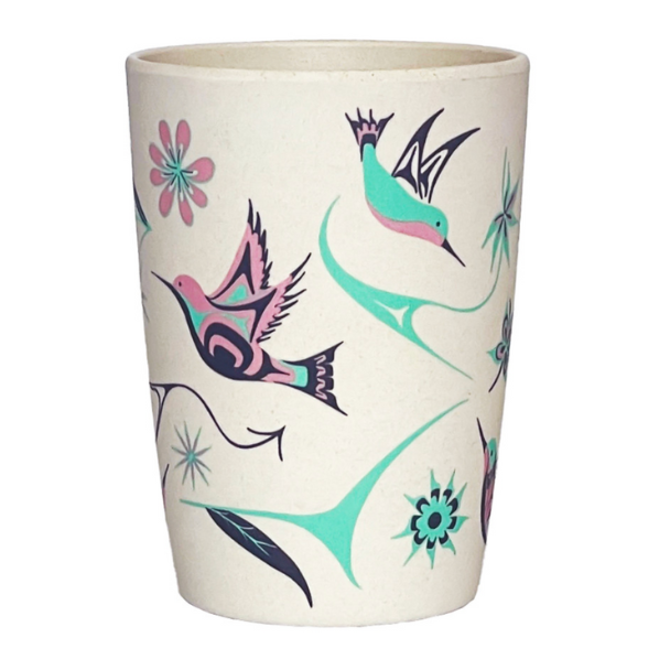 Cup - Bamboo - Hummingbird