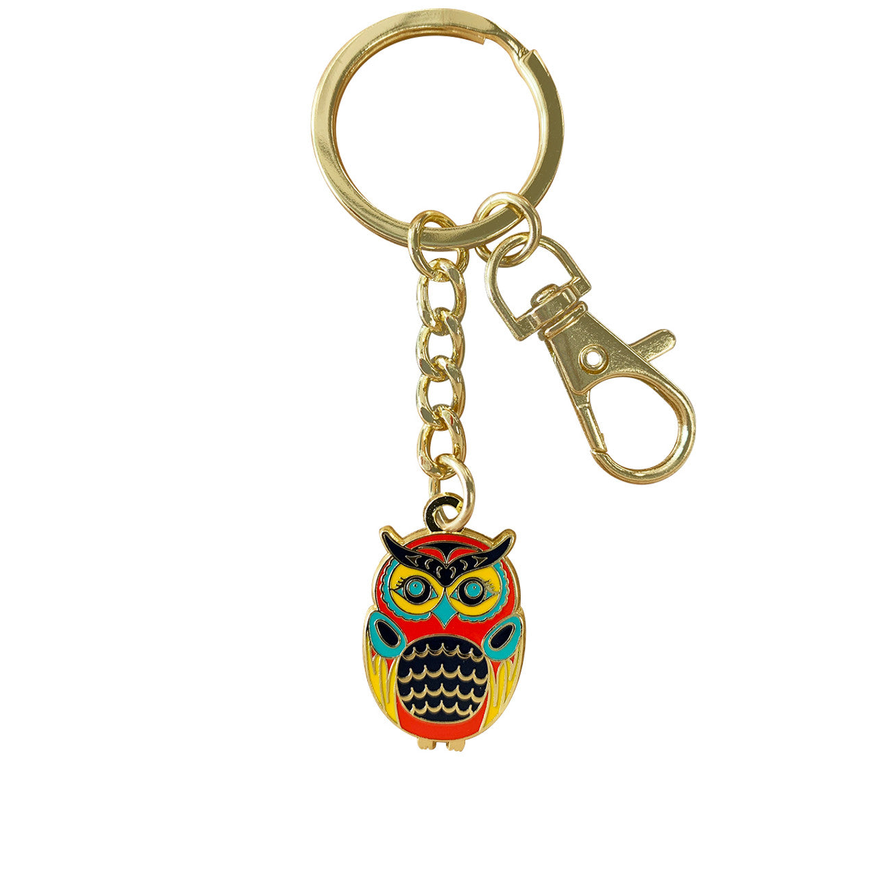 Keychain - Enamel - Owl