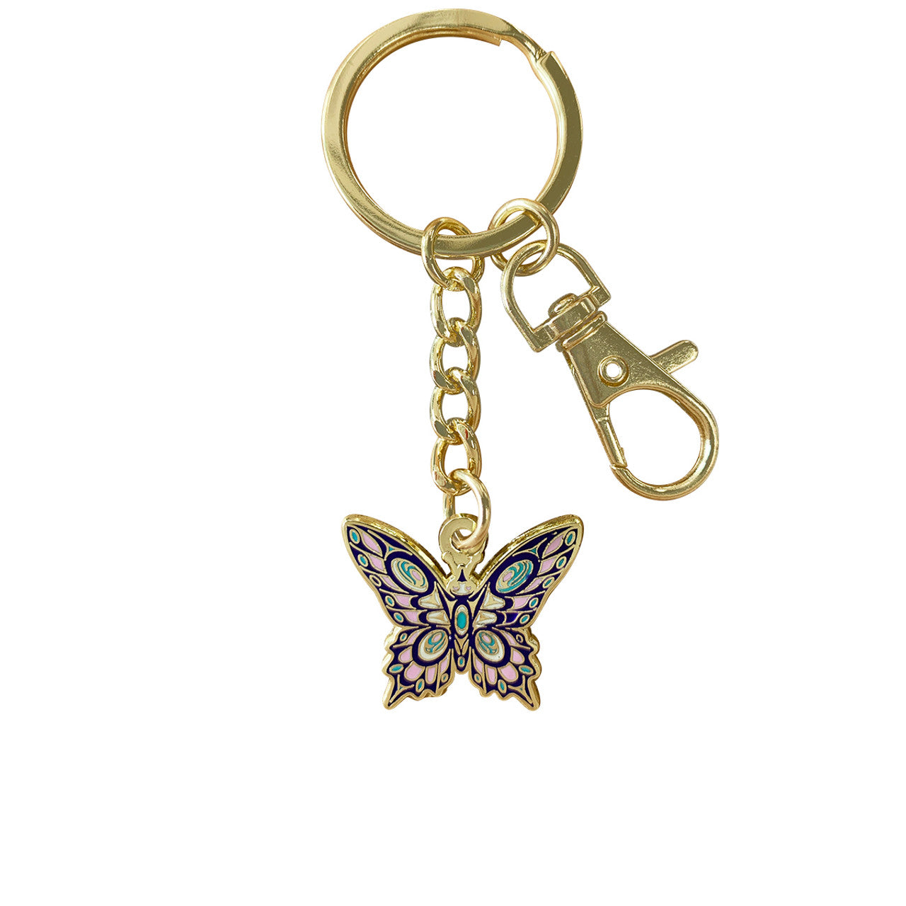 Keychain - Enamel - Butterfly