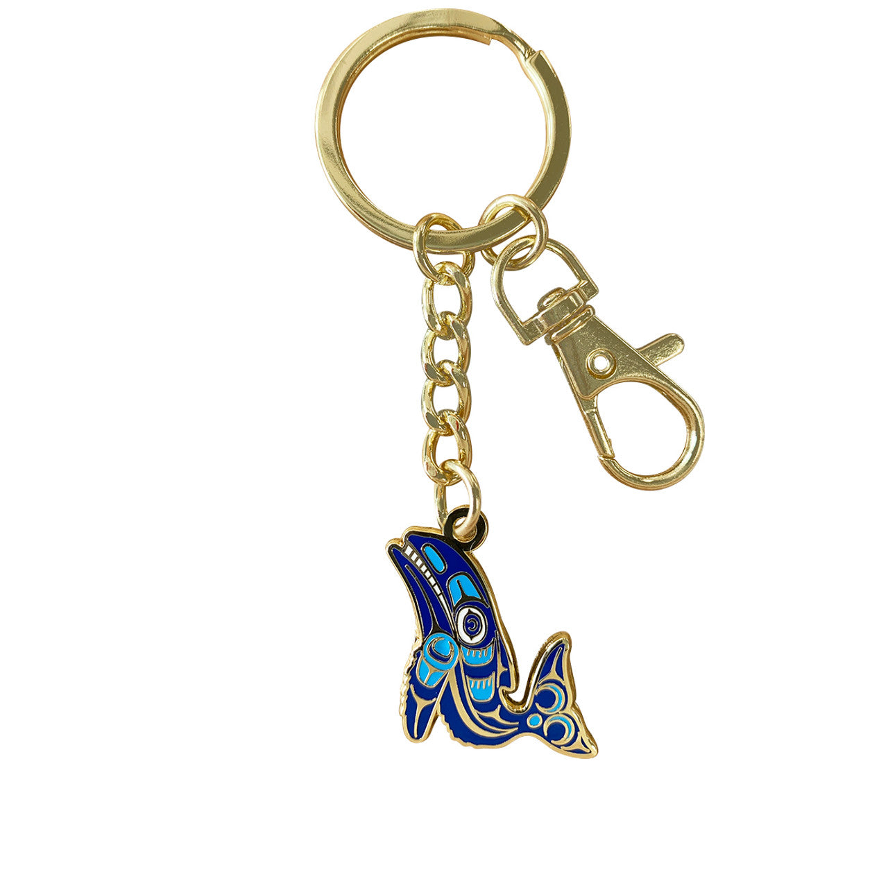 Keychain - Enamel - Whale