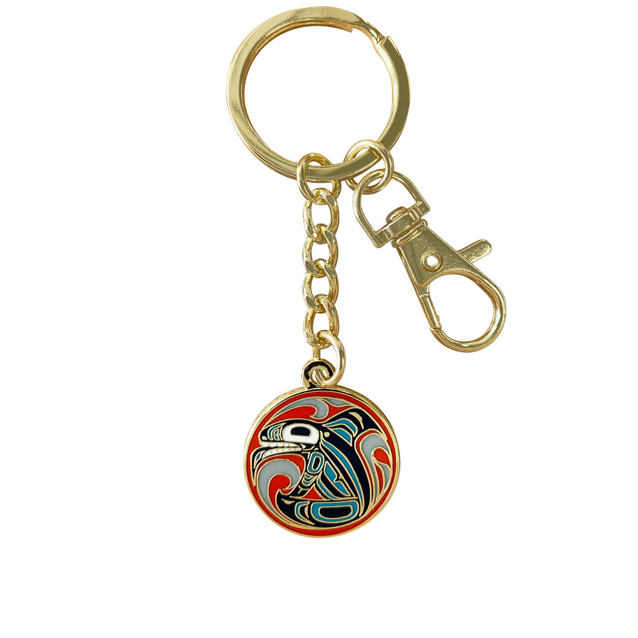Keychain - Enamel - Killer Whale