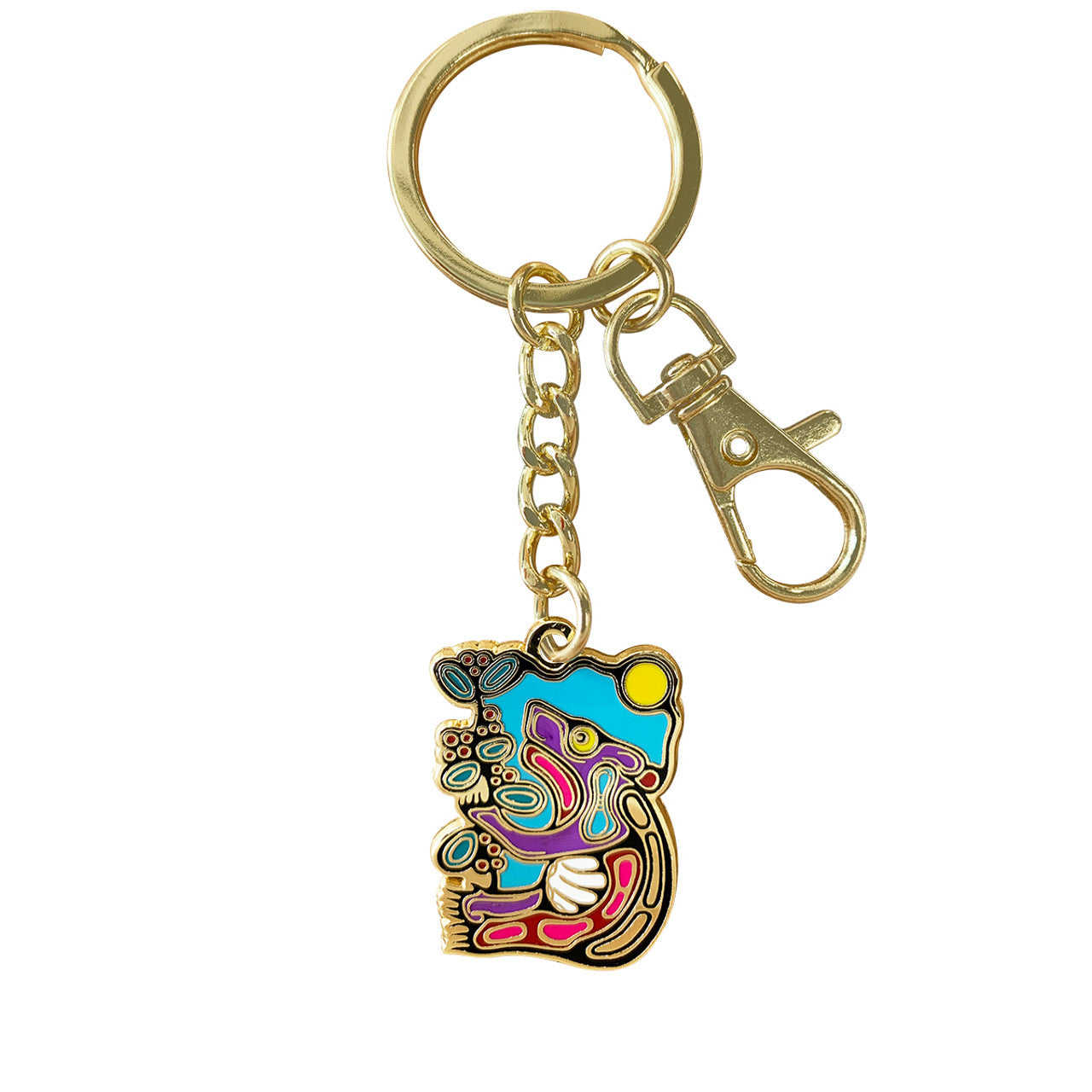 Keychain - Enamel - Foraging Bear