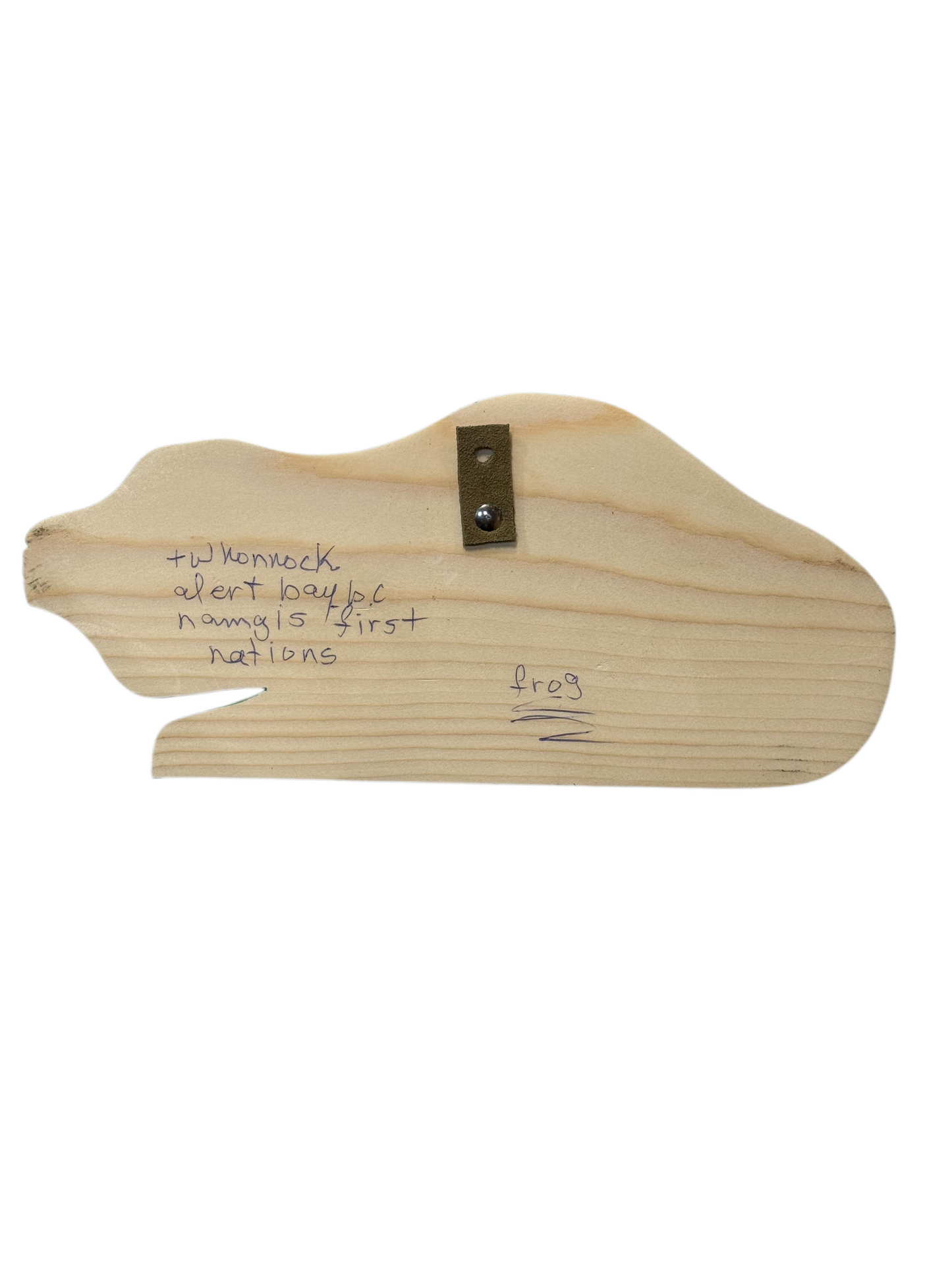 Wooden Plaque - Pine - Frog