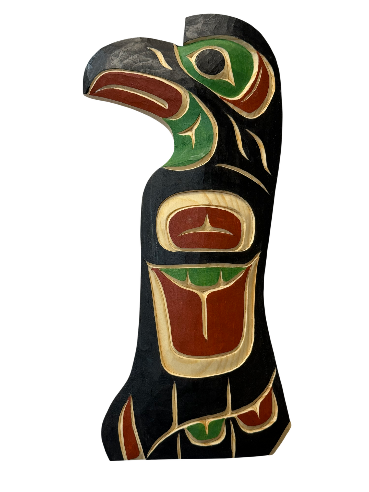 Wooden Plaque - Pine - Raven