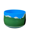 Ceramic Pot - Small - Loon - Blue & Green
