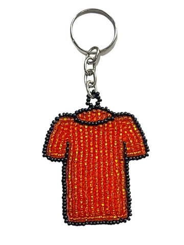 Keychain - Beaded - Orange Shirt