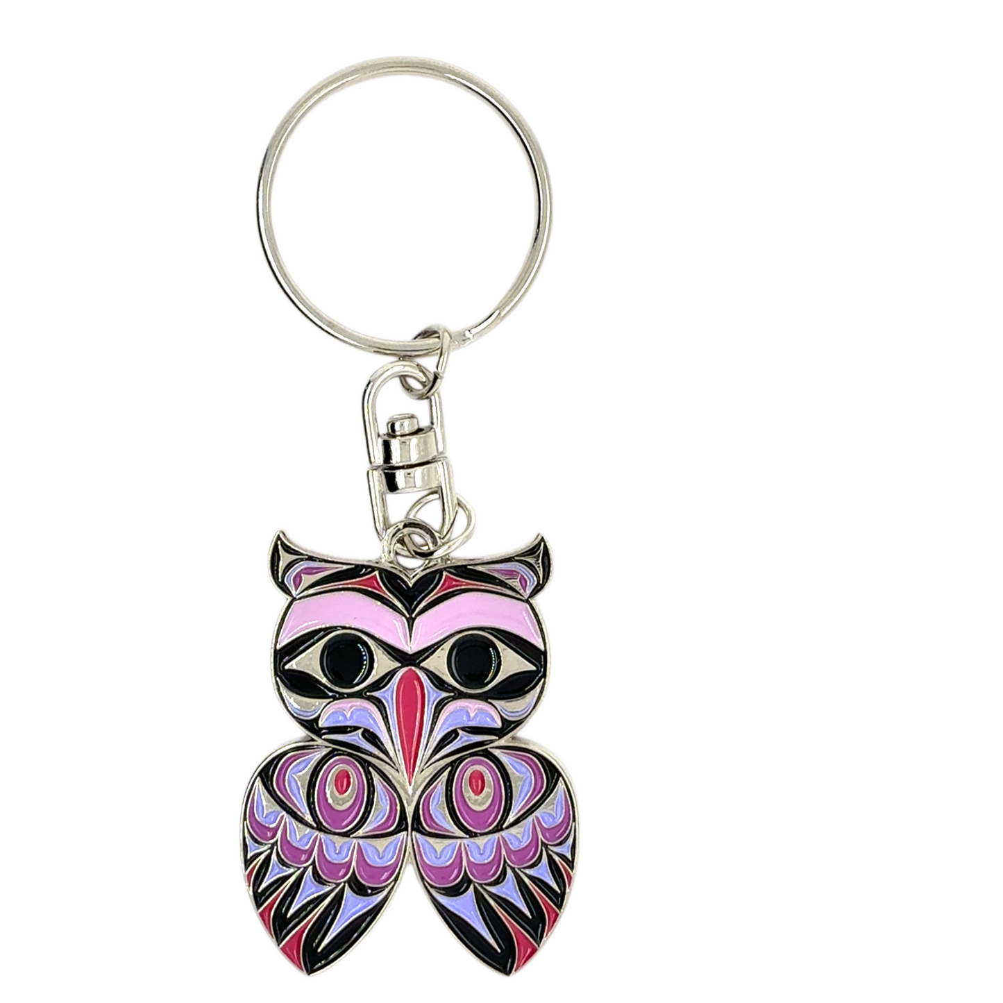 Keychain - Enamel - Owl Chick
