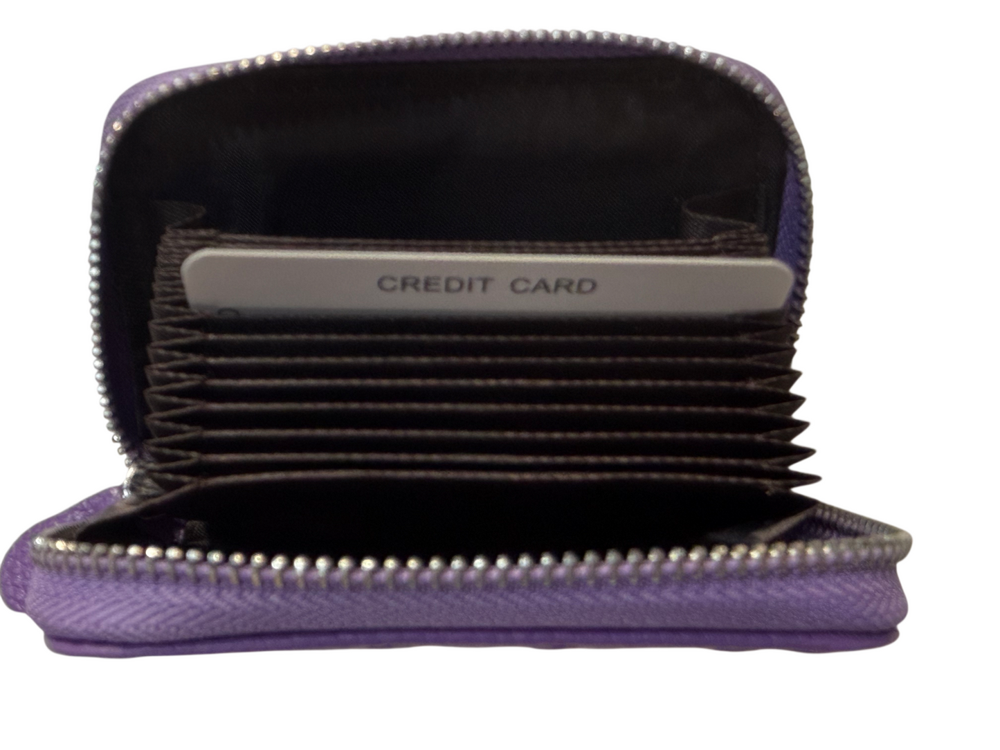 Cardholder - Leather - Lavendar - Salish Butterfly