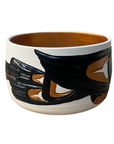 Ceramic Pot - Medium - Raven - Gold