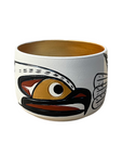Ceramic Pot - Small - Eagle - Gold