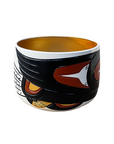 Ceramic Pot - Small - Eagle - Gold