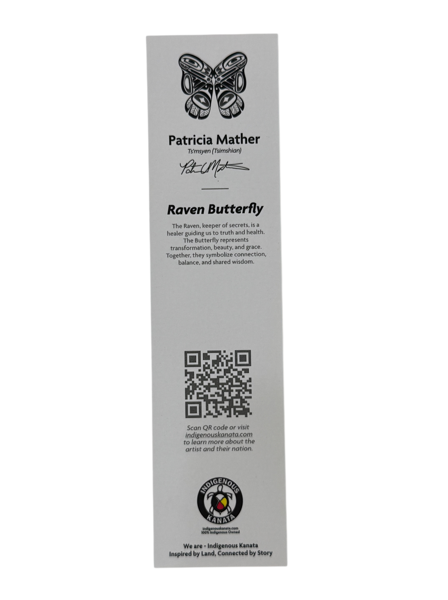 Bookmark - Raven Butterfly