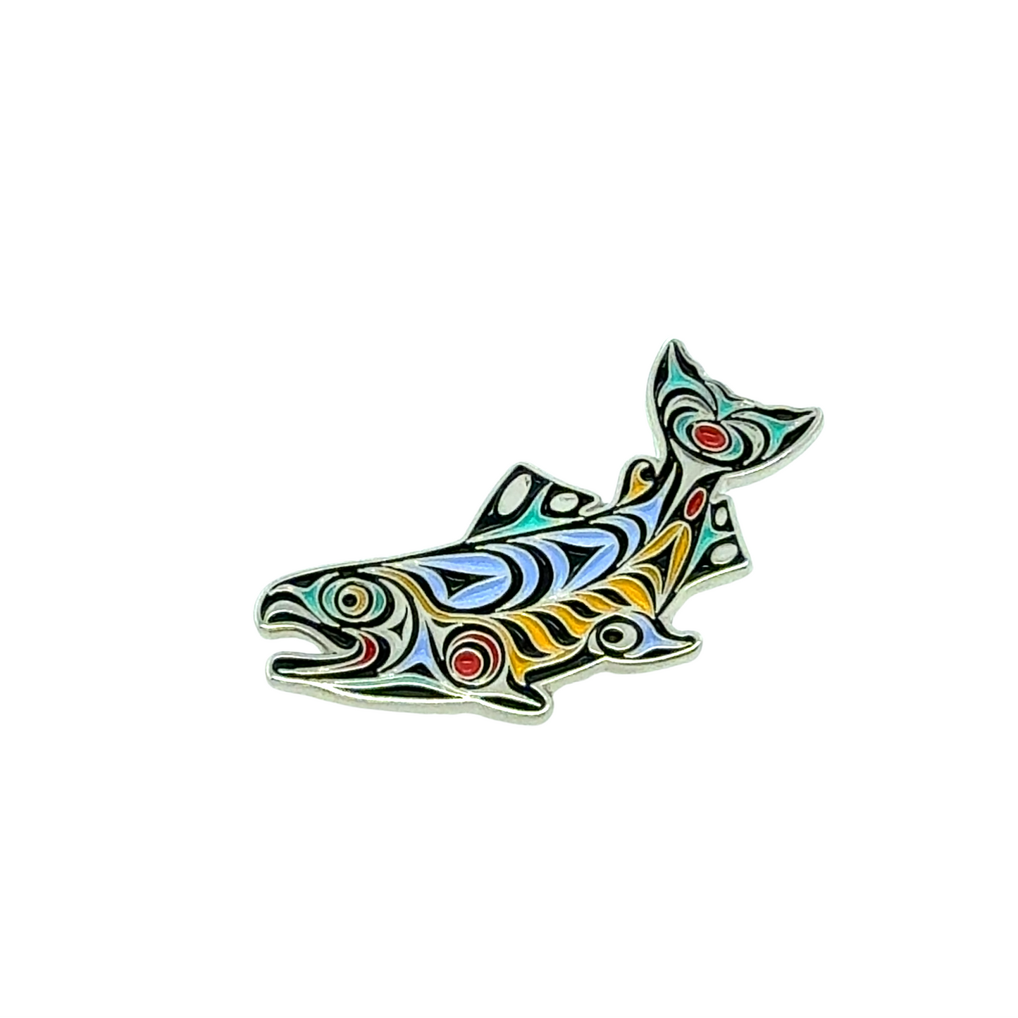 Pin - Enamel - King Salmon