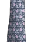 Tie - Silk - Hummingbird All Over - Gray & Pink