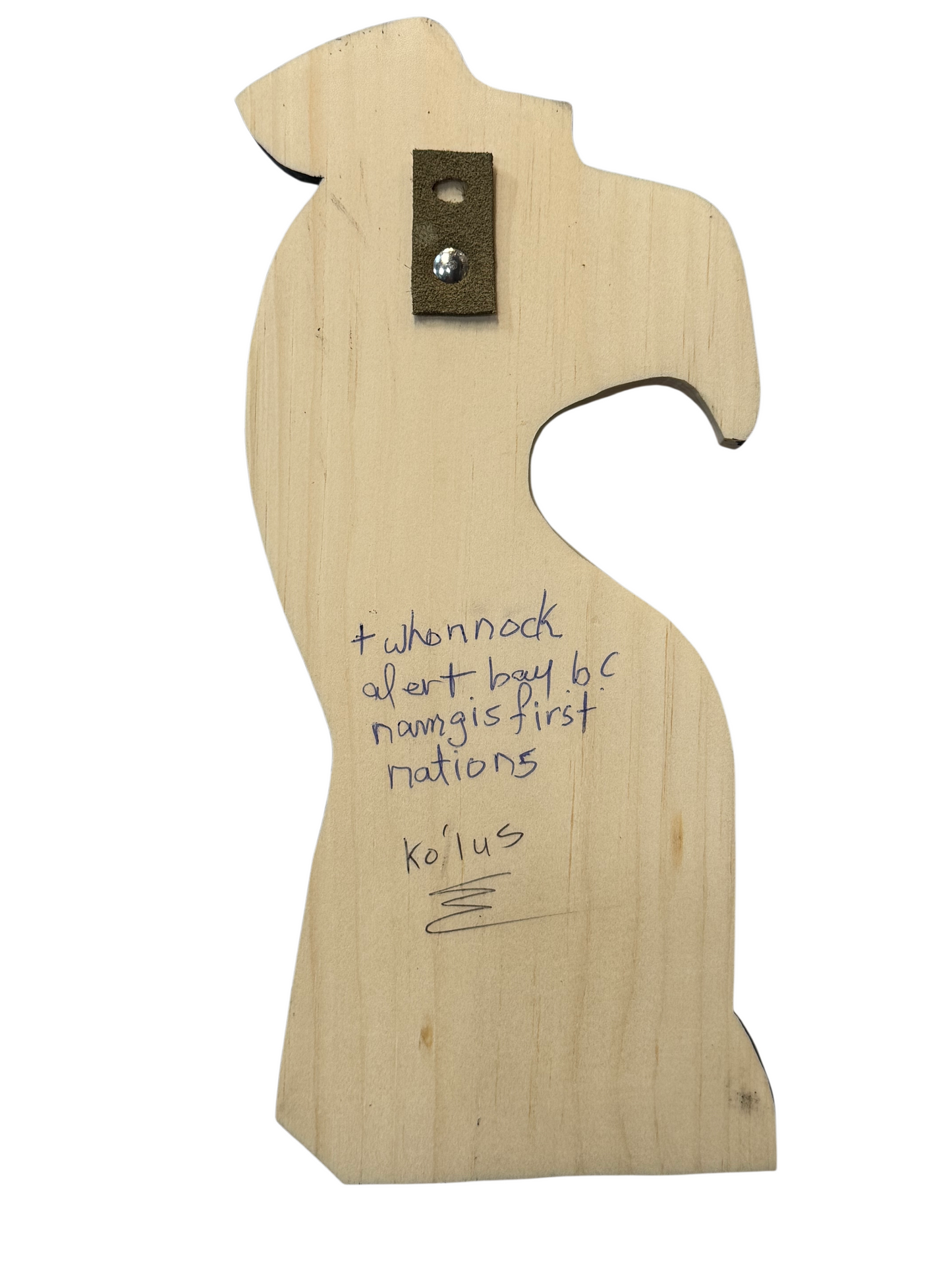 Wooden Plaque - Pine - Ko'lus - Young Thunderbird