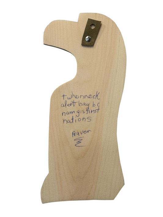 Wooden Plaque - Pine - Raven