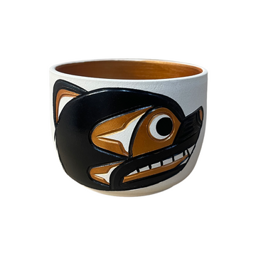 Ceramic Pot - Small - Bear - Gold
