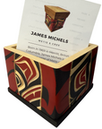 Bentwood Box - Carved - Eagle - Black