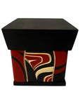 Bentwood Box - Carved - Eagle - Black