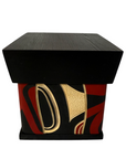 Bentwood Box - Carved - Eagle - Black