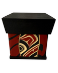 Bentwood Box - Carved - Eagle - Black