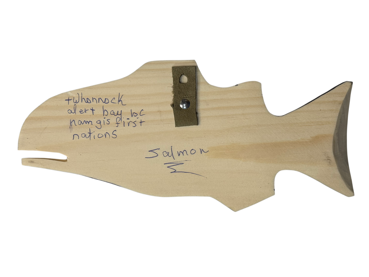 Wooden Plaque - Pine - Salmon