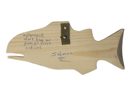 Wooden Plaque - Pine - Salmon