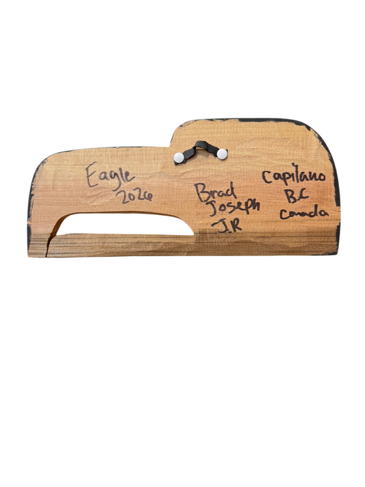 Wooden Plaque - Red Cedar - Eagle