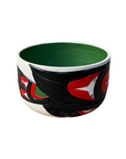 Ceramic Pot - Small - Raven - Green