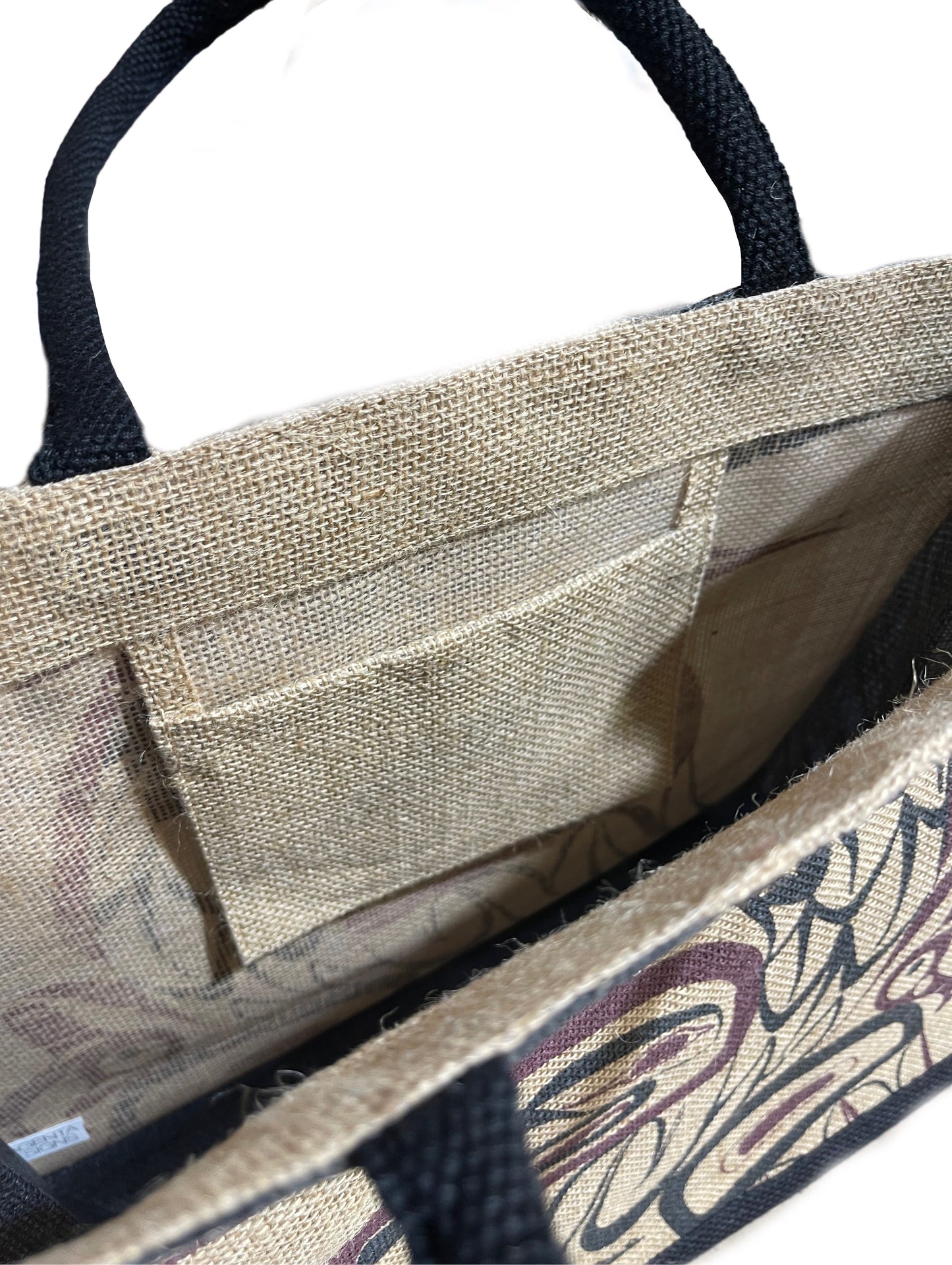 Tote Bag - Jute - Raven Natural