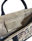 Tote Bag - Jute - Raven Natural