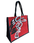 Tote Bag - Jute - Raven All Over