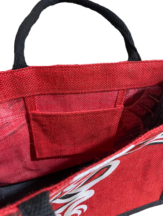 Tote Bag - Jute - Raven All Over