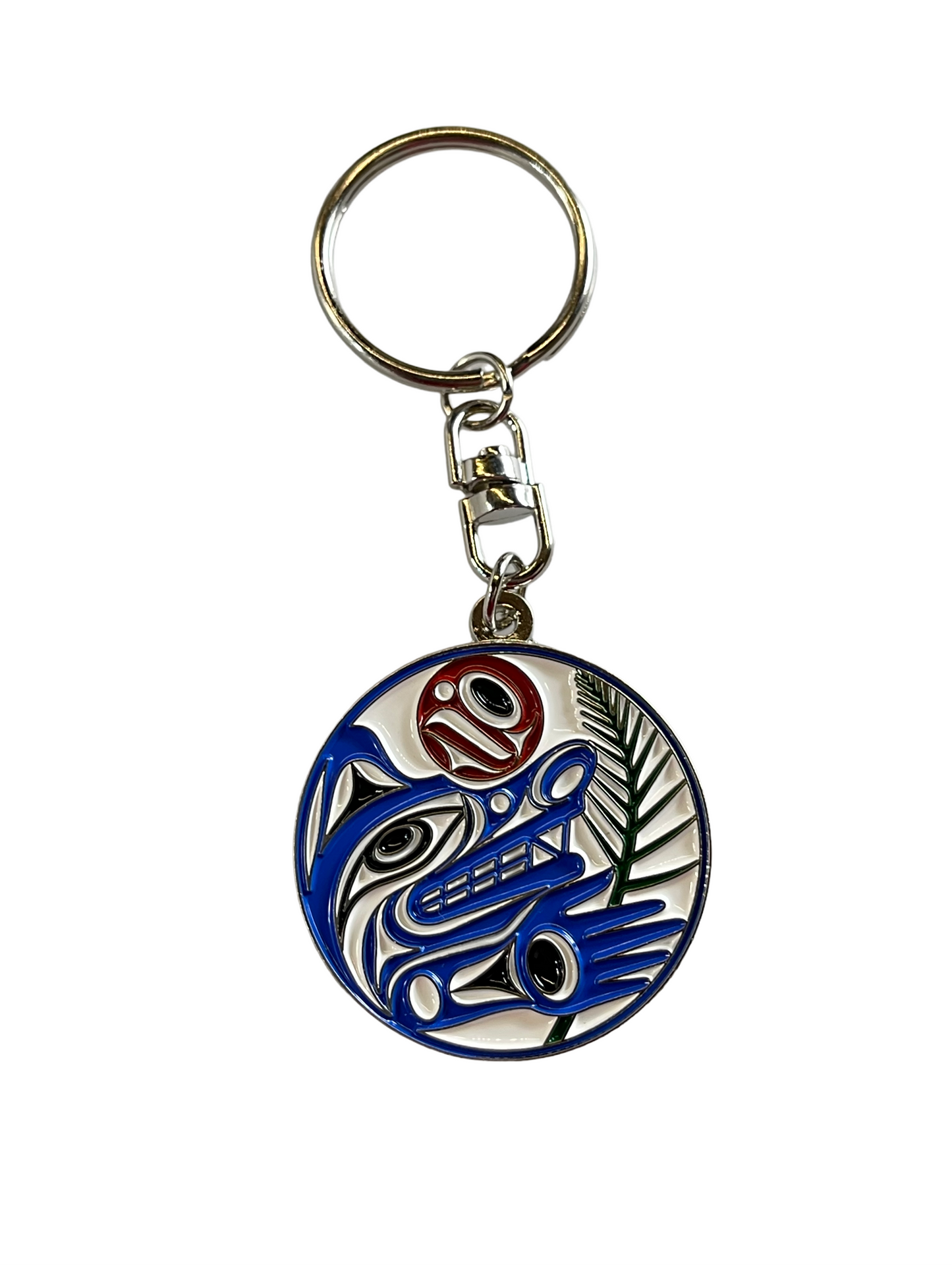 Keychain - Enamel - Wolf Harvest