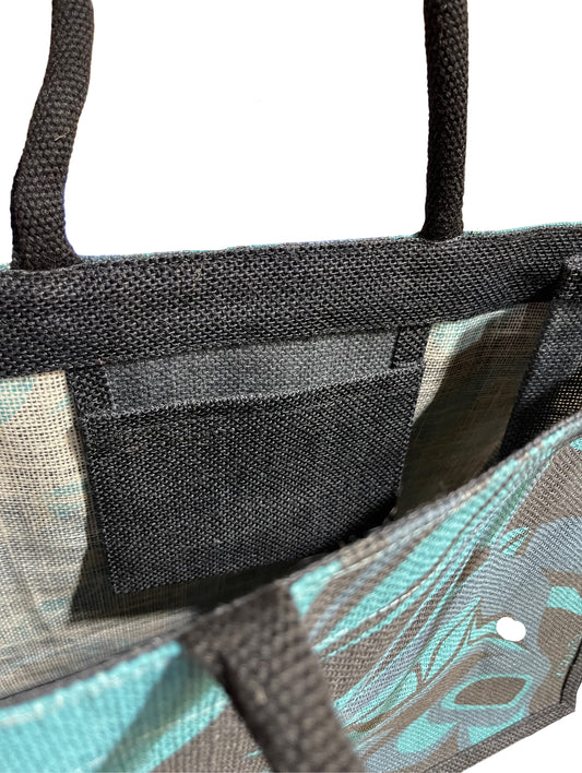 Tote Bag - Jute - Killer Whale